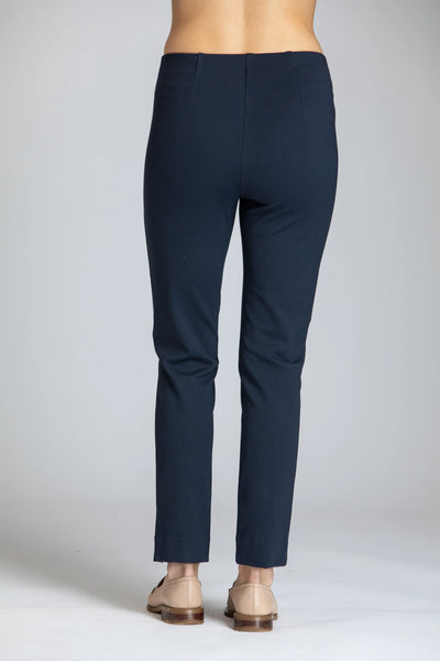 APNY | Pull-On Ponte Pant w/ Split Hem - Navy