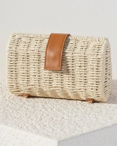 SHIRALEAH Augustine Clutch - Natural