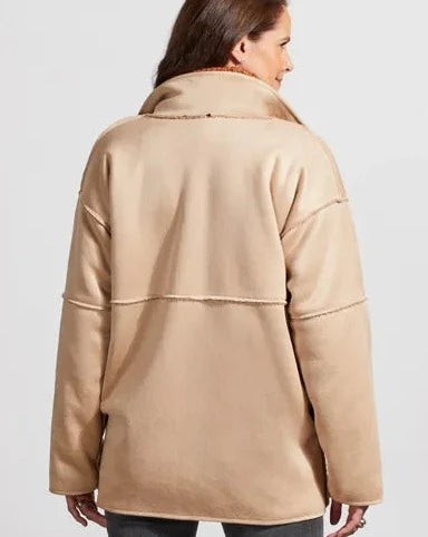 Tribal Fluffy Reversible Coat - Nomad