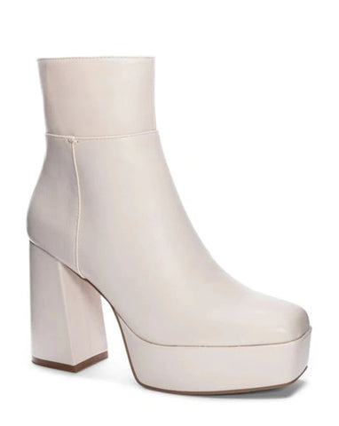Chinese Laundry Norra Smooth Bootie - Cream