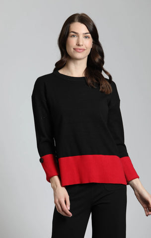 APNY | Color Block Pullover w/ Wide Cuffs
