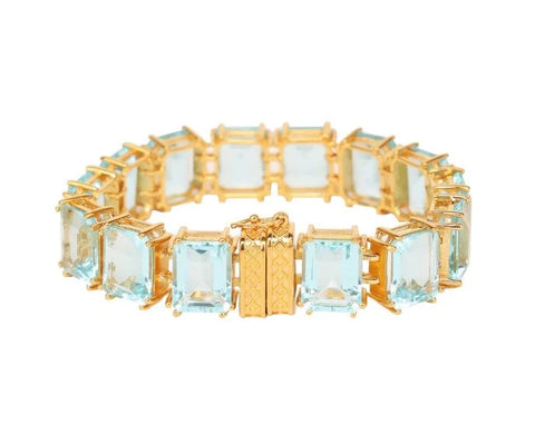 BUDHA GIRL Dahlia Bracelet - Aquamarine