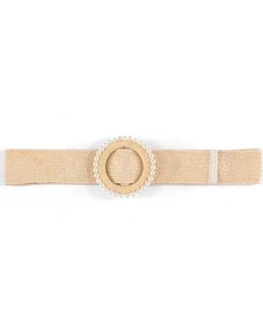 SHIRALEAH Lotte Belt - Natural