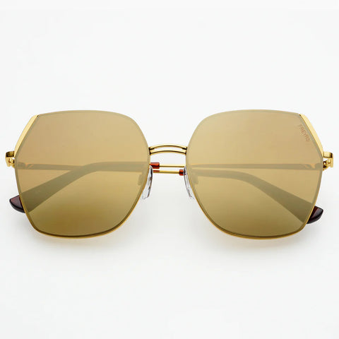 FREYRS Chelsie Sunglasses - Gold Mirror