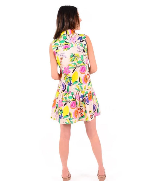 Emily McCarthy Daisy Dress - Floral Citrus