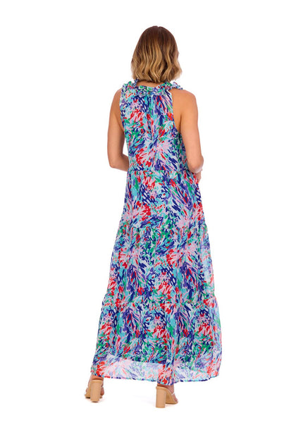 MAGNOLIA MAXI DRESS - BLUE