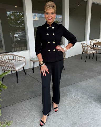 BOHO CHIC JACKET - BLACK