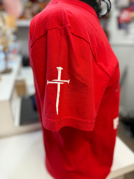 CHARLIE KIRK FLAG TEE - RED