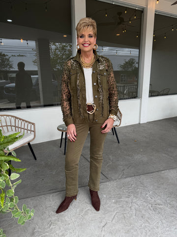 ETHYL WILD JACKET - OLIVE