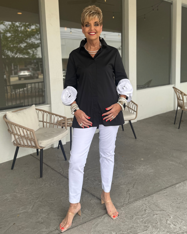 ALL ABOUT IT TOP - BLACK