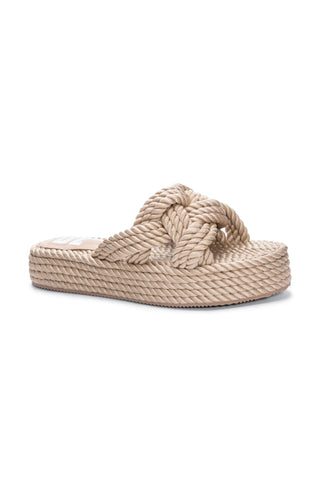 Chinese Laundry Knotty Causal Sandal - Natural