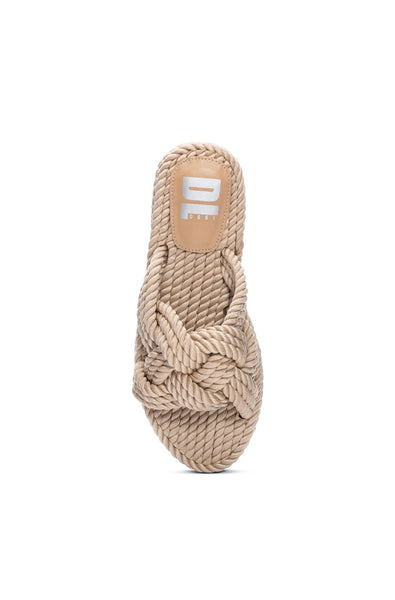 DIRTY LAUNDRY Knotty Causal Sandal - Natural