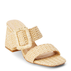 BEACH Lucy Heeled Sandal - Natural