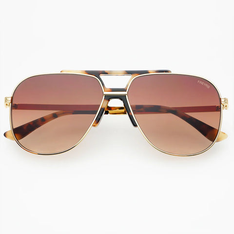 FREYRS Logan Sunglasses - Gold/Brown