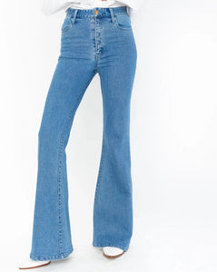 Show Me Your Mumu Hawn Bell Jeans - Sky Rider