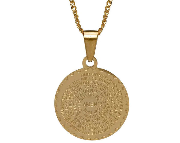 Bracha Prayer Warrior Necklace - Gold