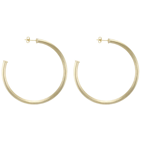SHEILA FAJL Everybody's Favorite Hoops - Brushed Gold