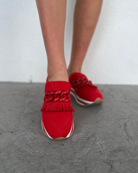Matisse Bess Platform Loafer - Red