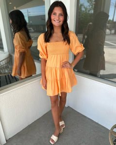 Morning Mimosa Mini Dress