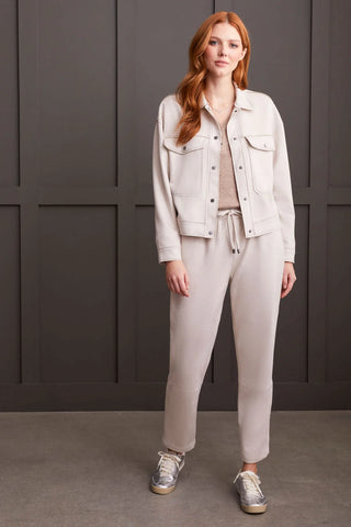 TRIBAL | Loose Fit Faux Suede Jacket