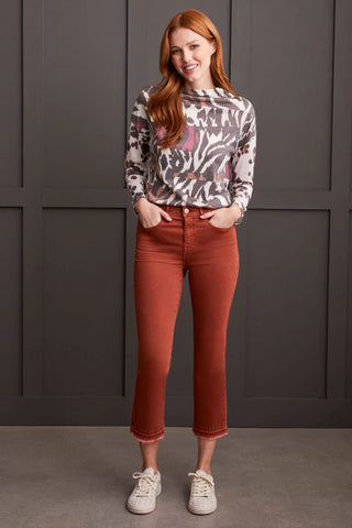 TRIBAL | Sophia Curvy Micro Flare Jeans