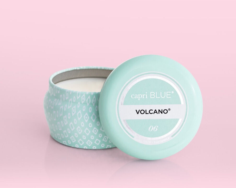 CB Signature Aqua Mini Tin Candle - Volcano